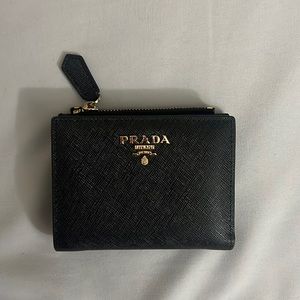Black Prada Wallet